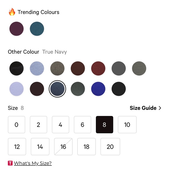 Lululemon align High-Waisted pant 25” size 8 true navy like new - Picture 3 of 5